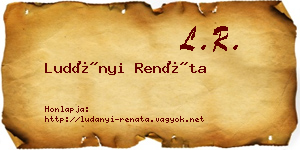 Ludányi Renáta névjegykártya